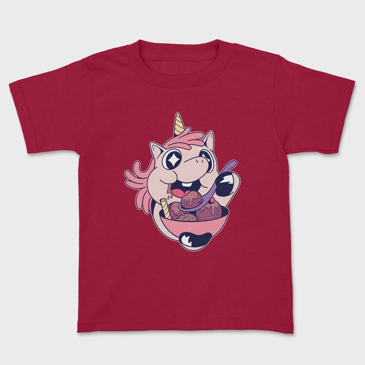 Unicorn Icecream, Kids' T-Shirt
