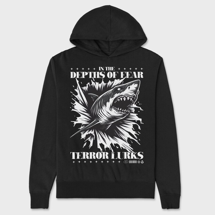 Depths of Fear, Unisex Men's Hoodie
