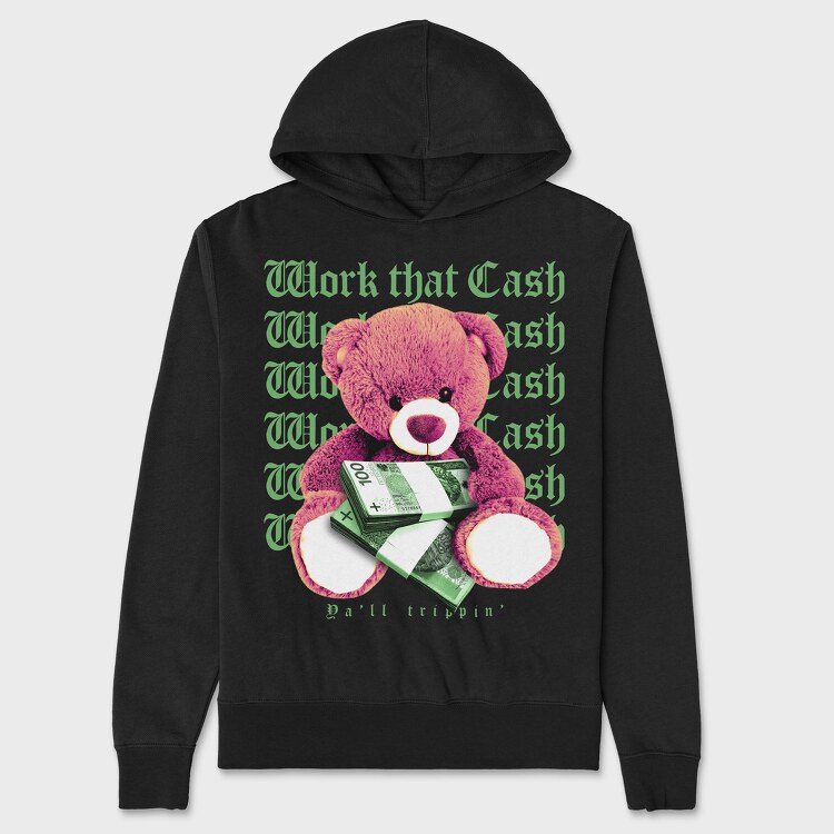 Work Cash, Унисекс Мъжко Суичър