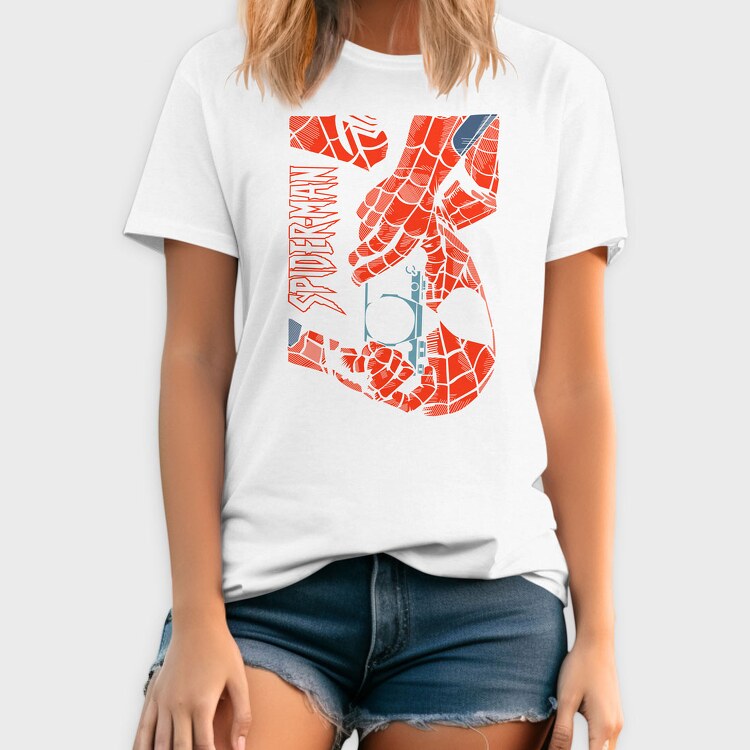 Man Hiking Forest, Women's T-Shirt