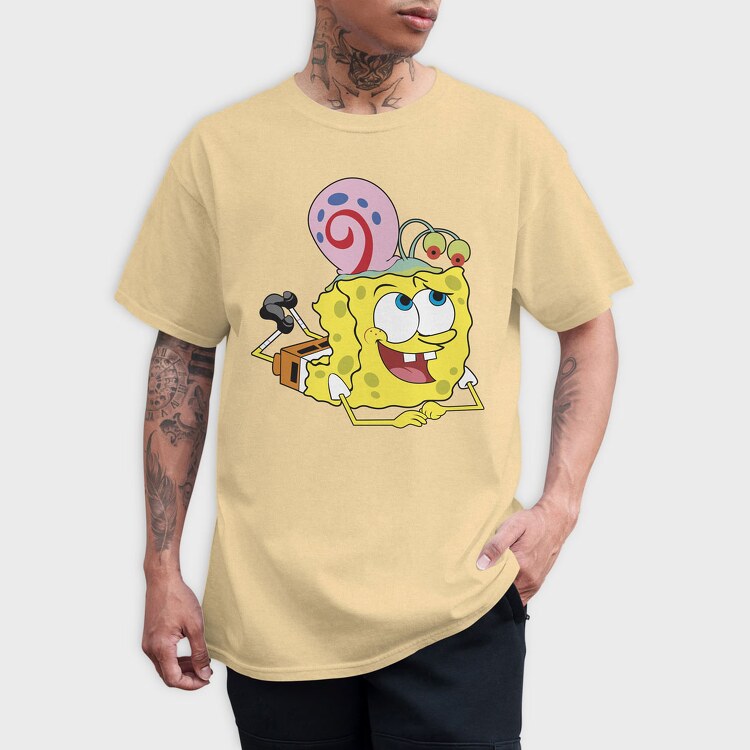 Halloween Retro Cartoon Character 4, Unisex Men's T-Shirt