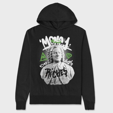 Statue Graffitti Money, Unisex Men's Hoodie