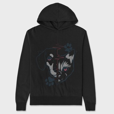 Dog and Cat Heartbeat, Unisex Men's Hoodie