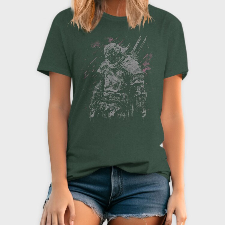 Dog and Man Hug, Women's T-Shirt