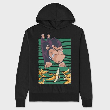 Gorilla Banana, Unisex Men's Hoodie