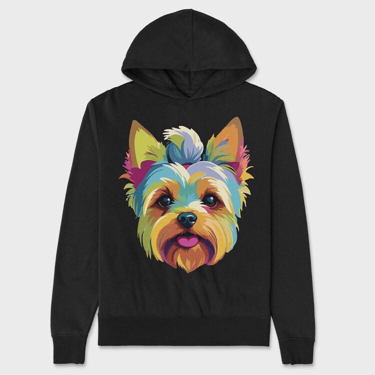 Dog Colorful, Unisex Men's Hoodie