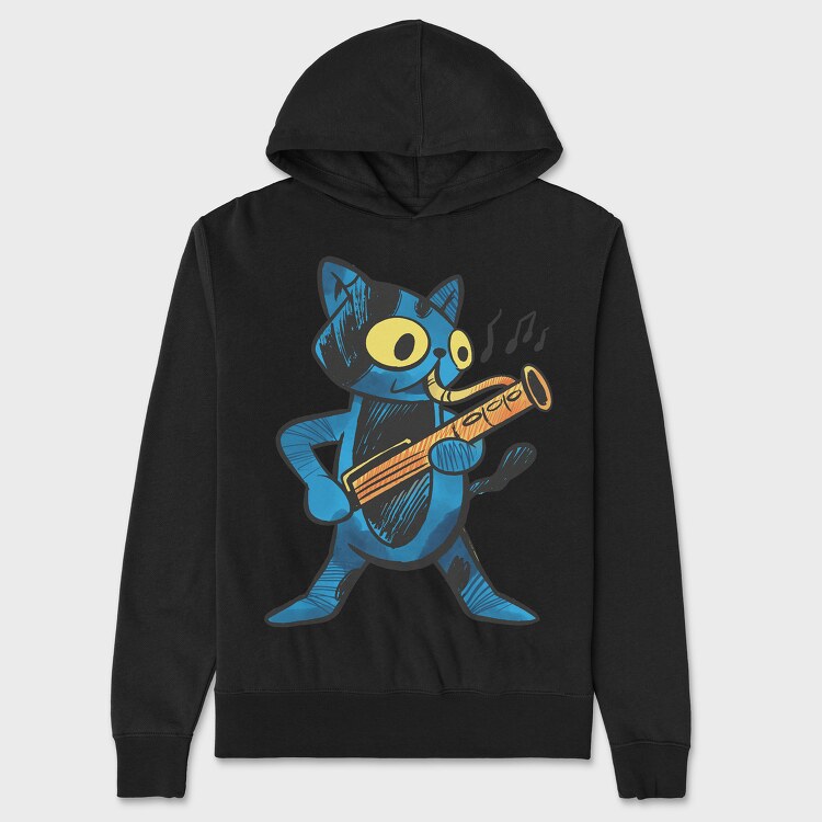 Cat Bassoon, Унисекс Мъжко Суичър