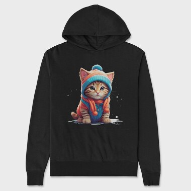 Cat Beanie Cap, Unisex Men's Hoodie