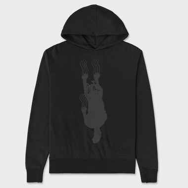 Hanging Cat, Unisex Men's Hoodie