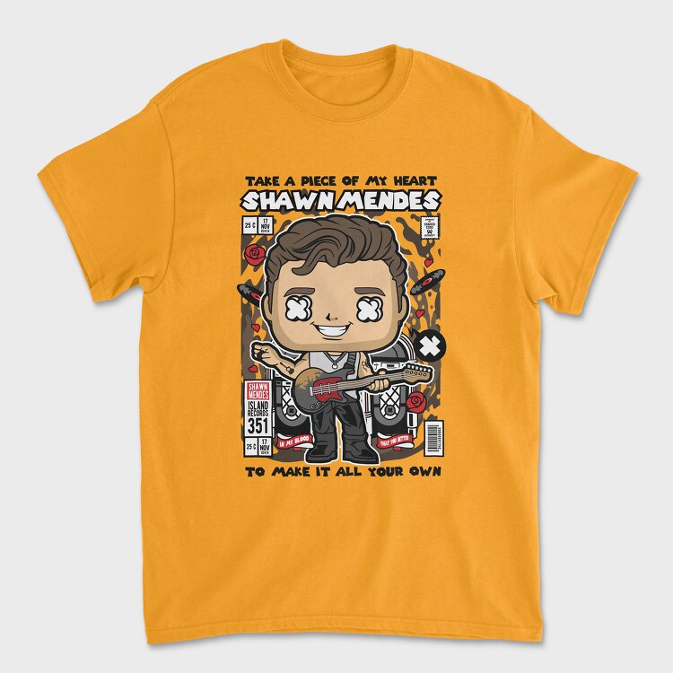 Meow Cute Cat, Unisex Men's T-Shirt