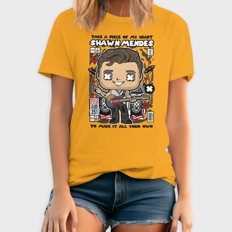 Meow Cute Cat, Unisex Men's T-Shirt