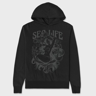 Mermaid Sea Life, Unisex Men's Hoodie