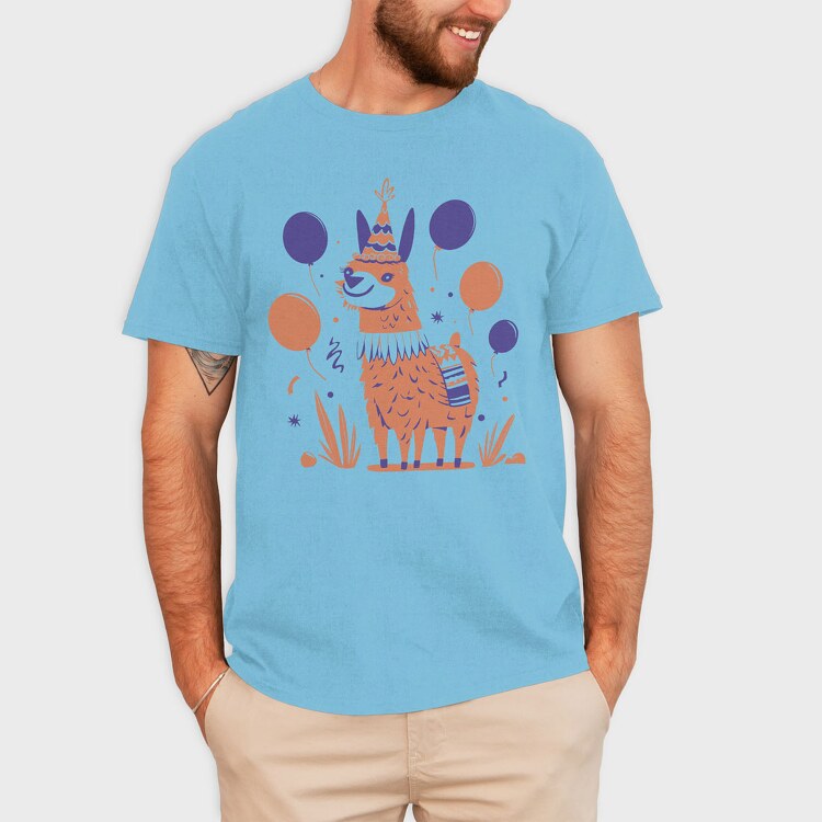 Dog on Bike, Unisex Men's T-Shirt