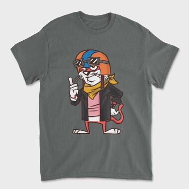 Cat Biker, Унисекс Мъжка Тениска