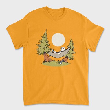 Hammock Skeleton, Unisex Men's T-Shirt