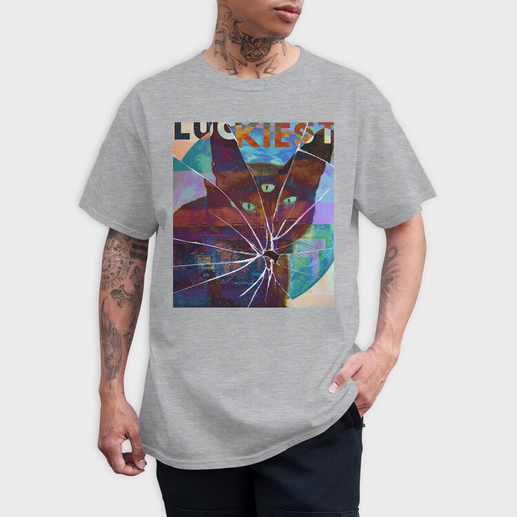 Landscape Sunset Mountain, Унисекс Мъжка Тениска