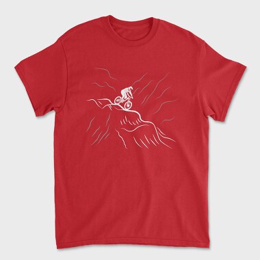 Downhill Bike, Unisex Men's T-Shirt