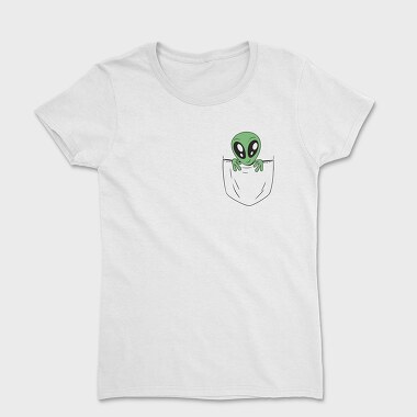 Alien Pocket, Women's T-Shirt