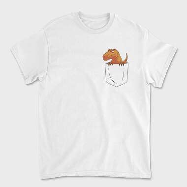 Dino Pocket, Унисекс Мъжка Тениска