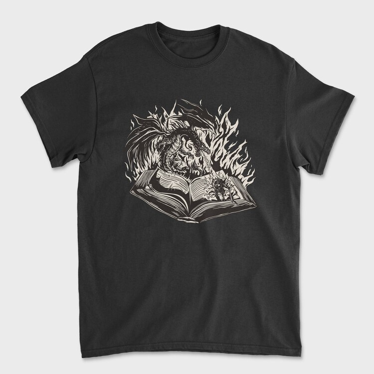 Dragon Book, Unisex Men's T-Shirt