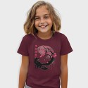 Monochrome Hippo Head, Women's T-Shirt