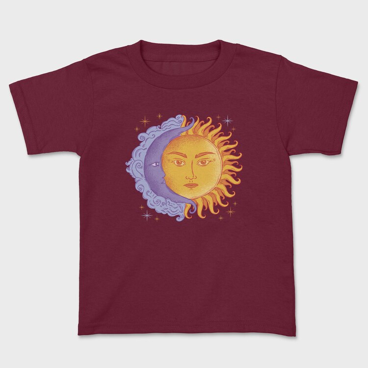 Moon and Sun Color, Детска Тениска