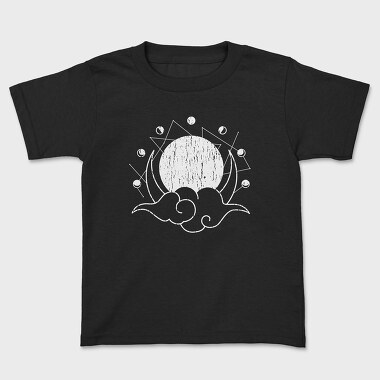 Moon Phases Monochrome, Kids' T-Shirt