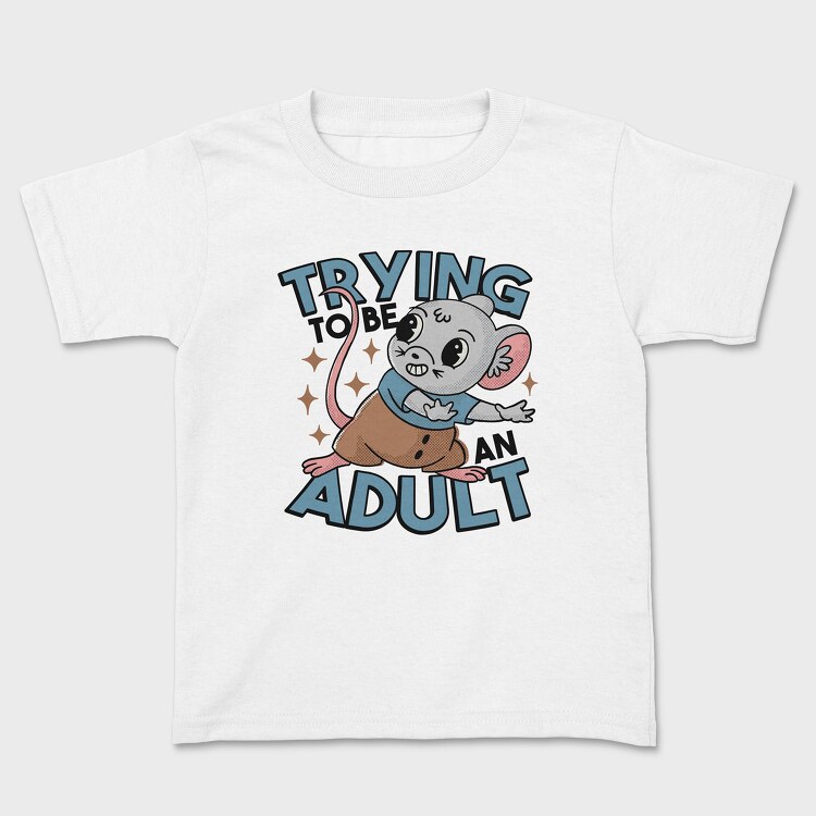 Rat Trying to Be an Adult, Kids' T-Shirt
