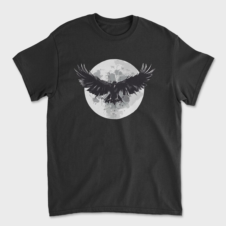 Raven Moon, Унисекс Мъжка Тениска