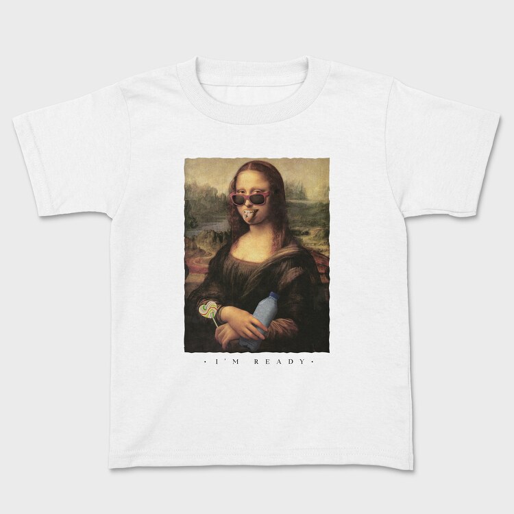 Ready Mona Lisa, Kids' T-Shirt