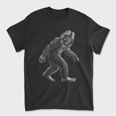 Унисекс Мъжка Тениска, Realistic Big Foot