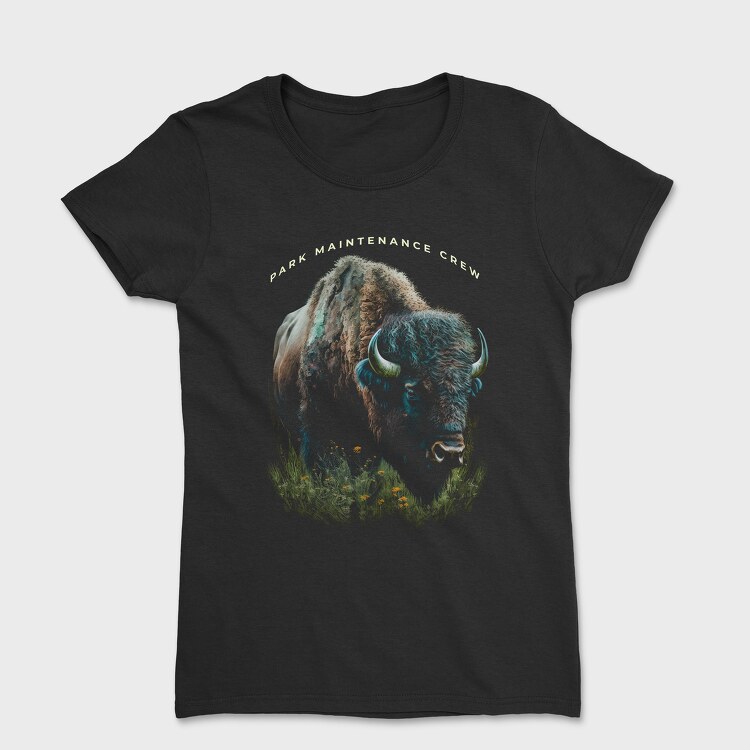 Realistic Bison, Дамска Тениска