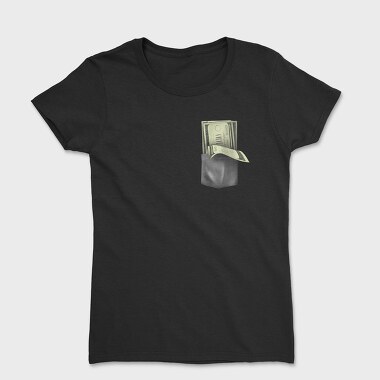 Realistic Money Pocket, Women's T-Shirt