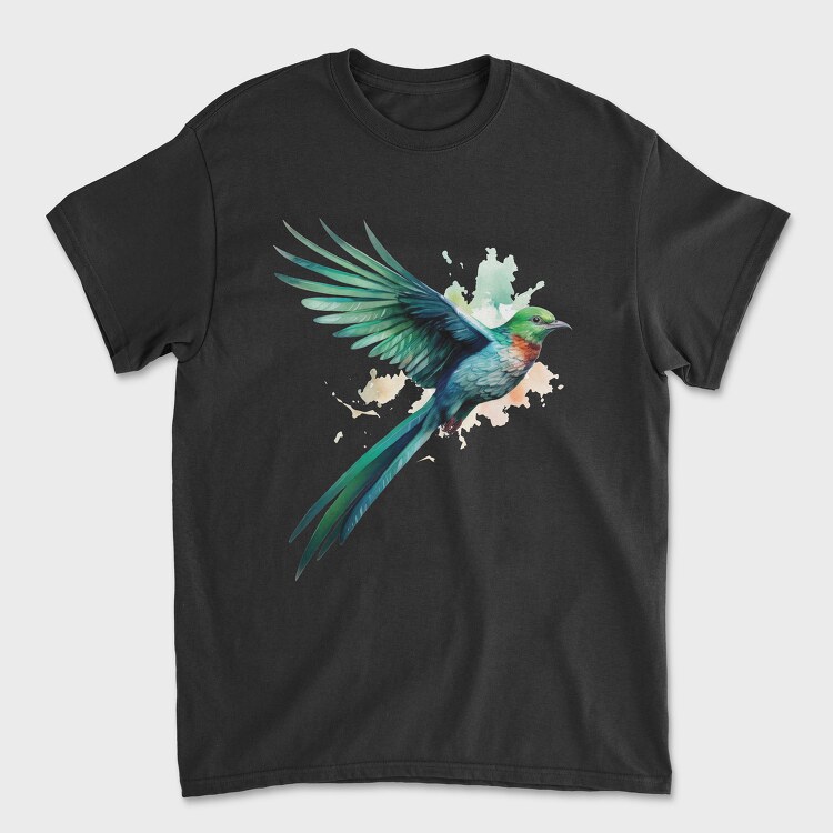 Realistic Quetzal, Unisex Men's T-Shirt