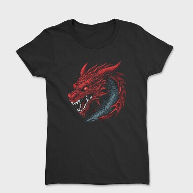Red Dragon, Women's T-Shirt