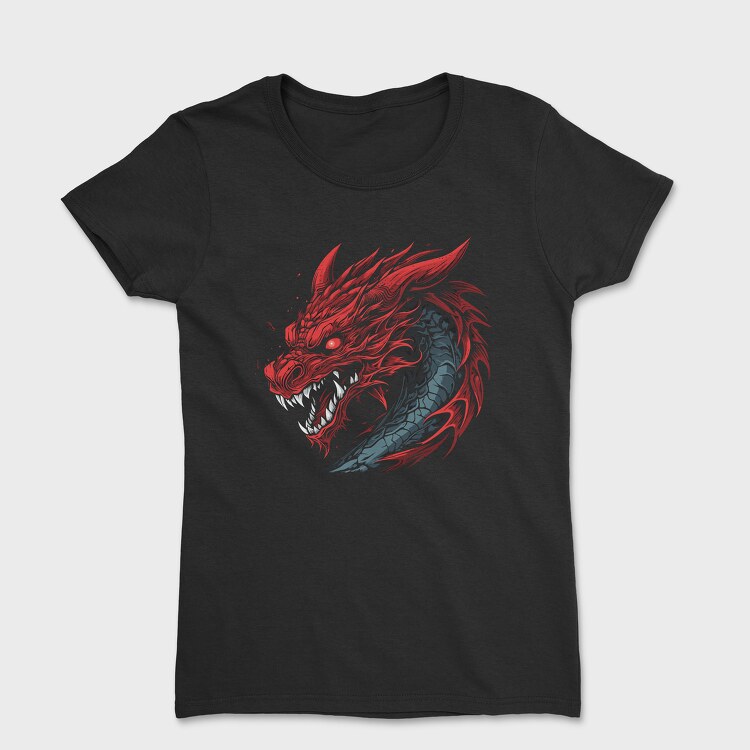 Red Dragon, Women's T-Shirt