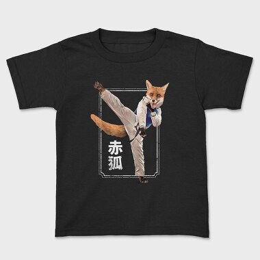 Red Fox Kick, Kids' T-Shirt