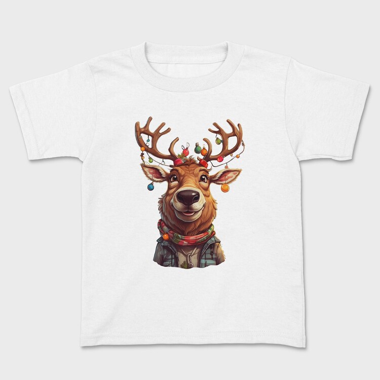 Reindeer Christmas Funny, Kids' T-Shirt