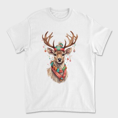 Unisex Men's T-Shirt, Reindeer Ornaments
