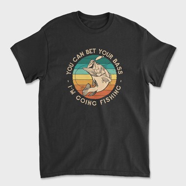 Retro Bass Fishing Quote, Unisex Men's T-Shirt