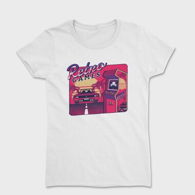 Retro Games Car, Women's T-Shirt