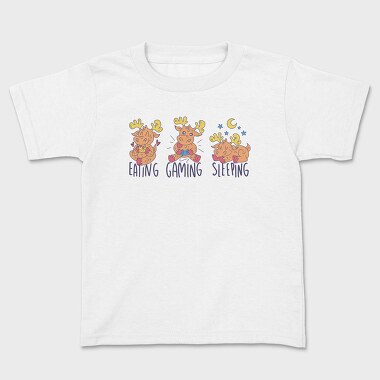 Moose Gamer, Kids' T-Shirt