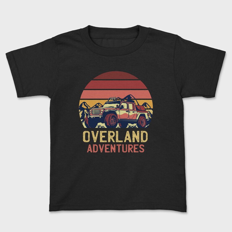 Retro Sunset Overland Adventures, Детска Тениска