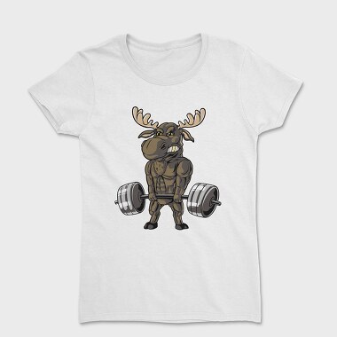 Moose Lifting, Women's T-Shirt