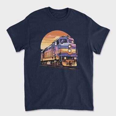 Retro Train, Unisex Men's T-Shirt