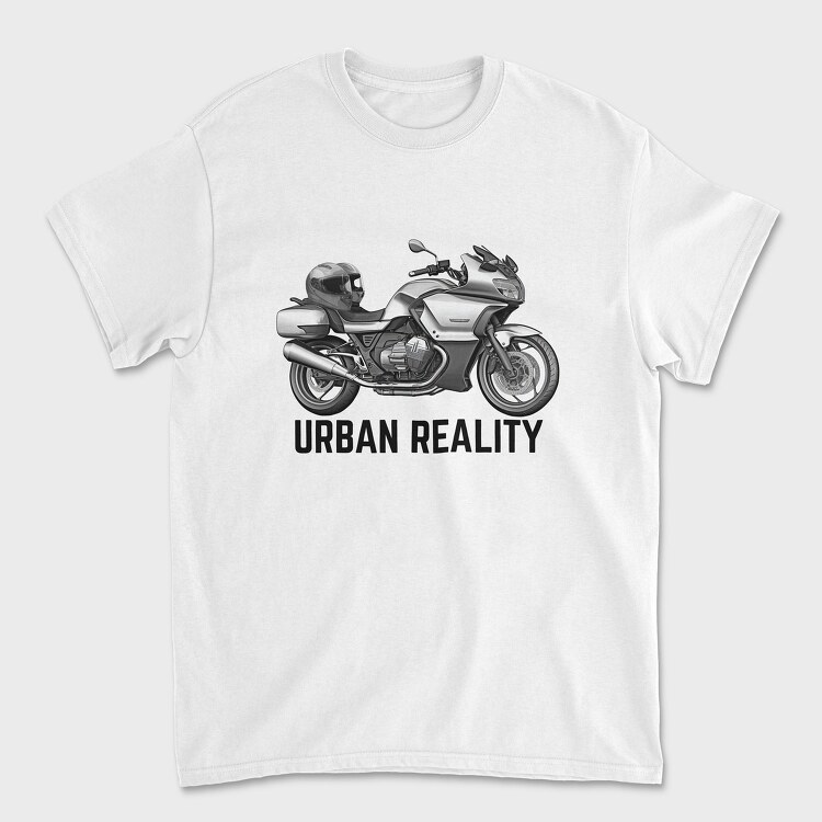 Motorcycle and Helmets, Unisex Men's T-Shirt