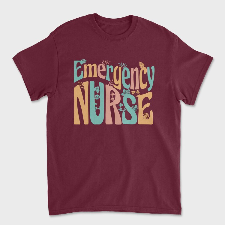 Emergency Nurse, Унисекс Мъжка Тениска