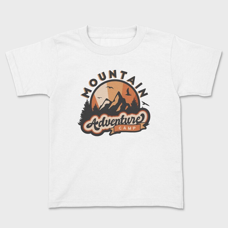 Mountain Adventure Camp, Kids' T-Shirt