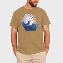 Mountain Bike Forest, Unisex Men's T-Shirt