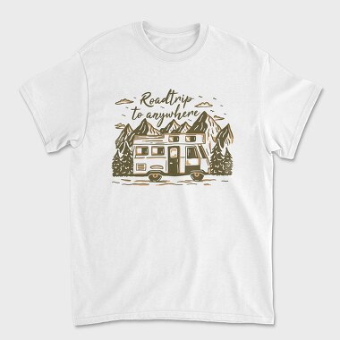 Roadtrip to Anywhere, Unisex Men's T-Shirt